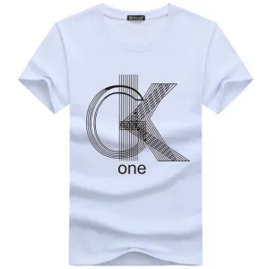 New Casual Short Sleeve O-neck T-shirt