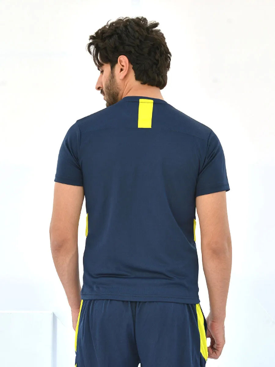 Performance 2.0 - T-Shirt - Navy Blue / Volt