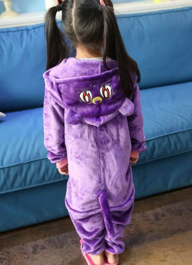 Sailor moon Cat Luna Kids Animal Onesie kigurumi Pajamas