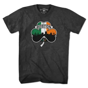 Shamrock Coat Of Arms T-Shirt | Unisex / S / Charcoal