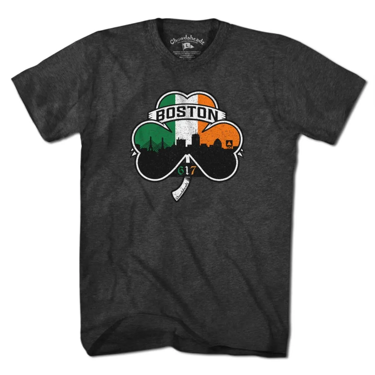 Shamrock Coat Of Arms T-Shirt | Unisex / S / Charcoal