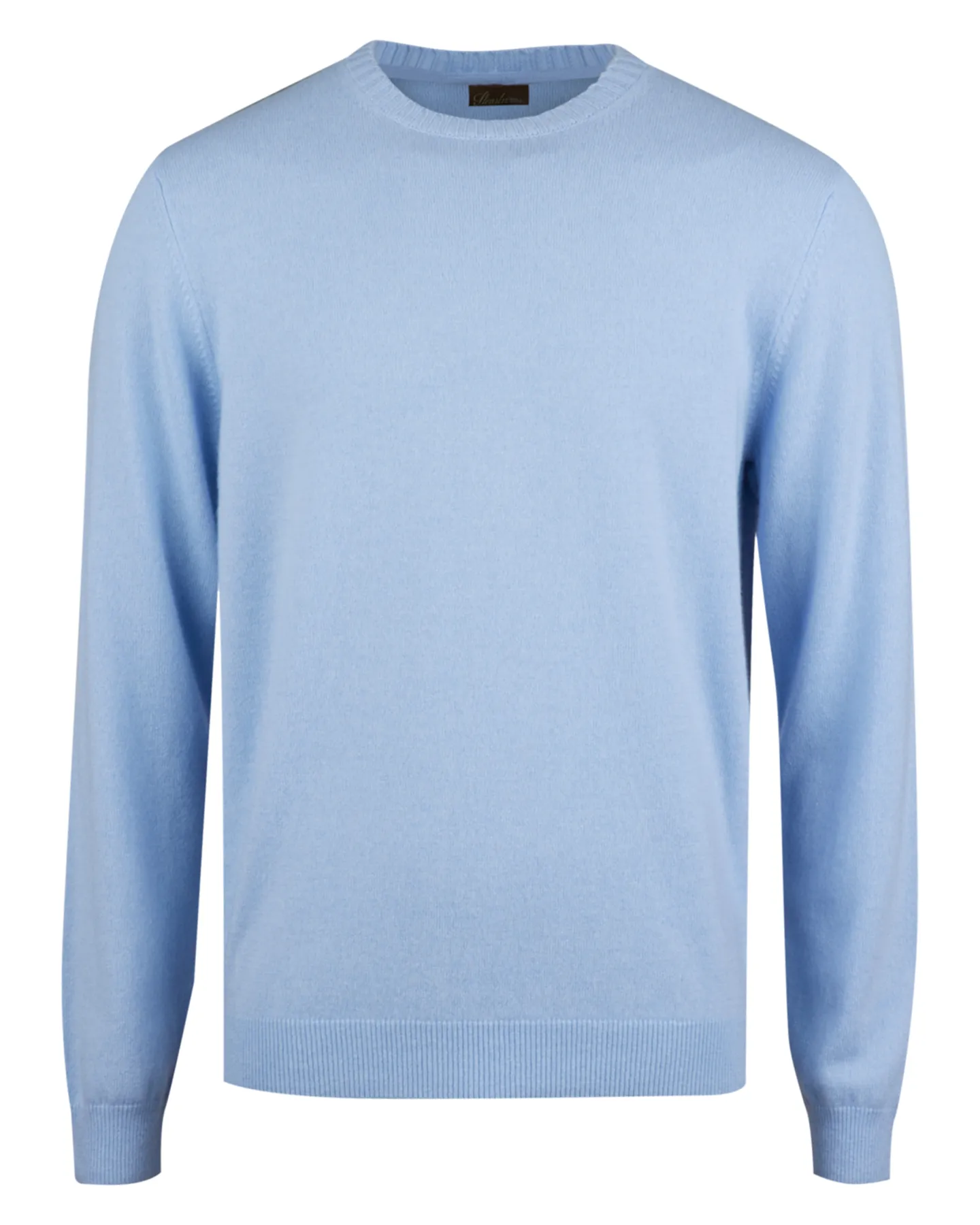 SKY BLUE CASHMERE CREW NECK SWEATER