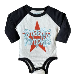 Smashing Pumpkins Star Recycled Raglan Onesie