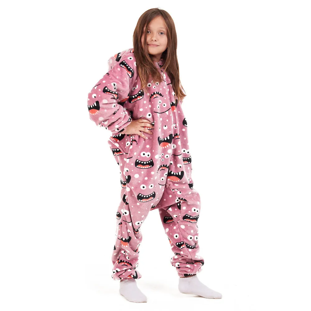 Snuggs Kids Blanket Onesie Cashmere monster Onesie