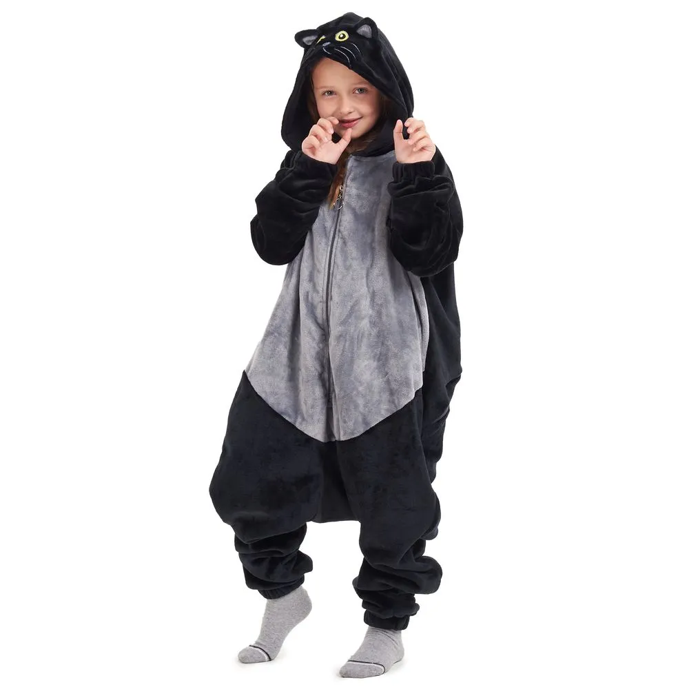 Snuggs Kids Blanket Onesie Cat onesie