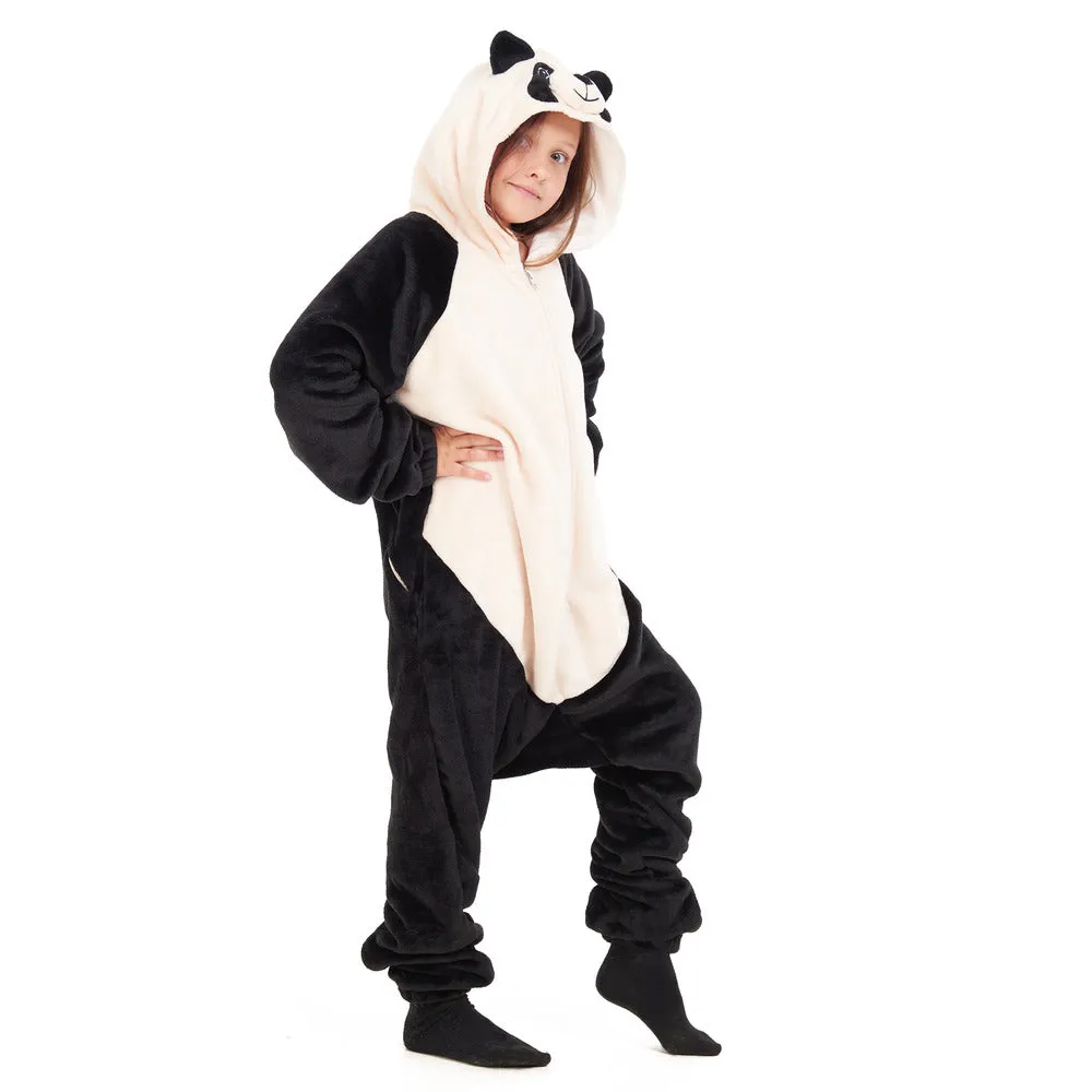 Snuggs Kids Blanket Onesie Panda Onesie