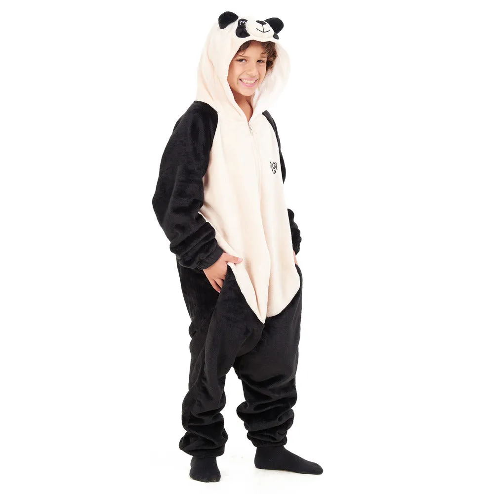 Snuggs Kids Blanket Onesie Panda Onesie