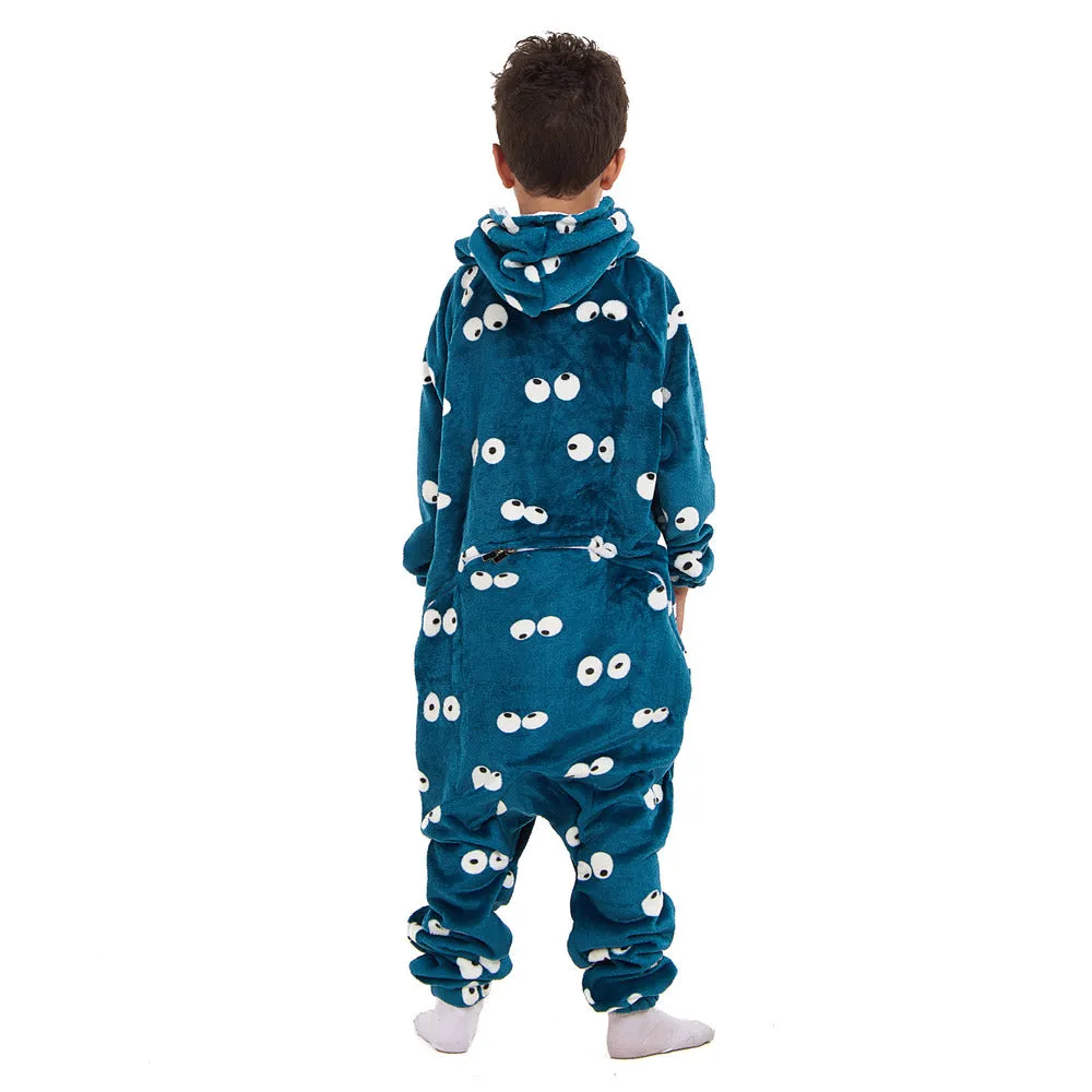 Snuggs Kids Blanket Onesie Petroleum Eyes