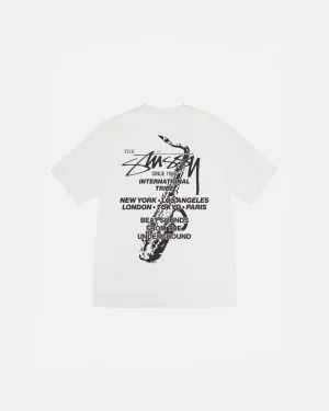 Stüssy Beat Sounds Pigment Dyed Tee: Natural