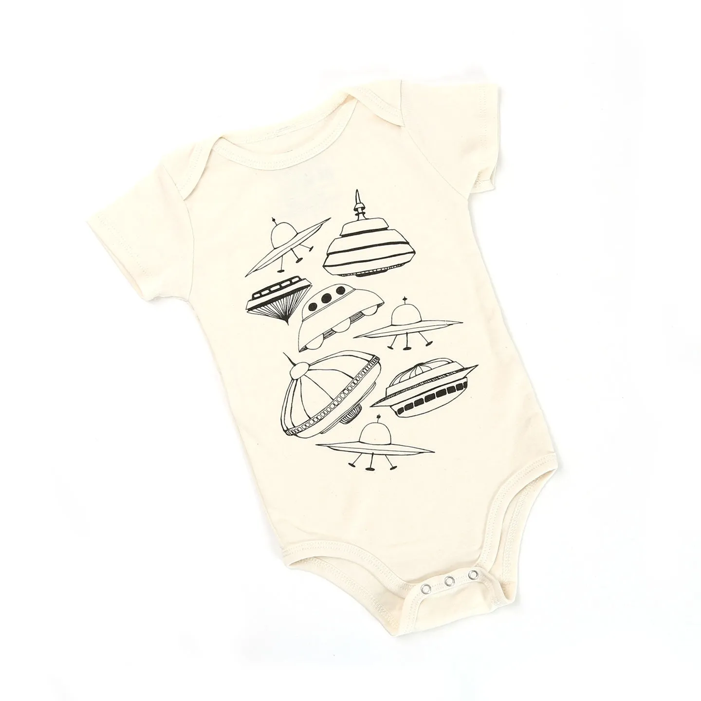 Supermaggie Organic Cotton Baby Onesie / UFOS