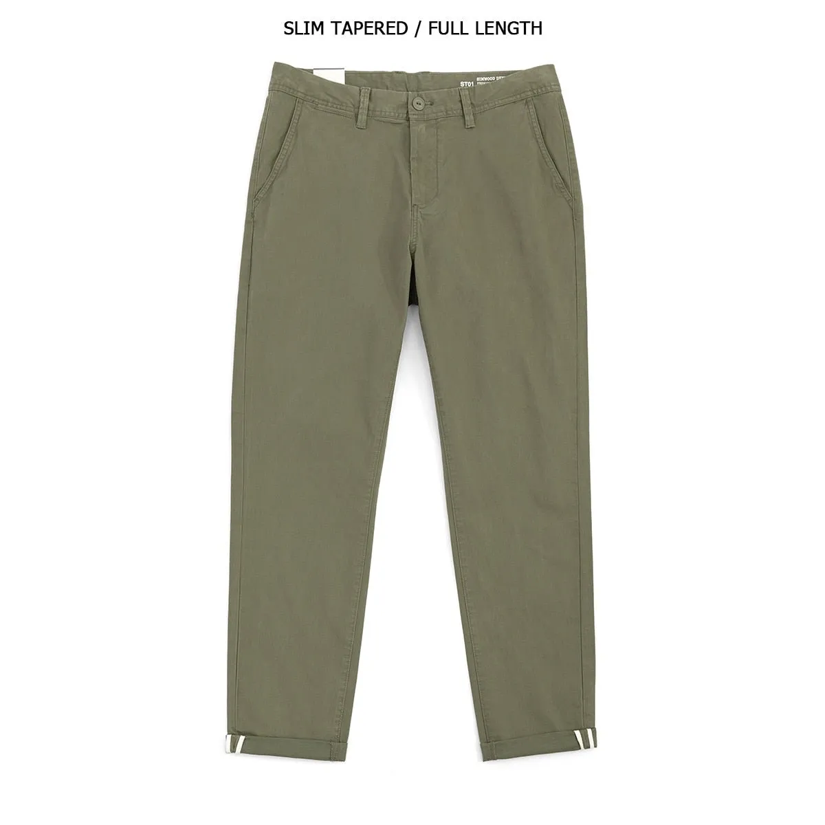 Tapered Pants Men Basic Chinos