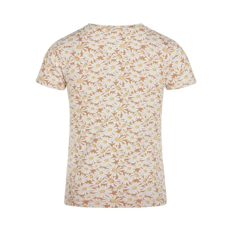 Tie Tee - Camel Daisy