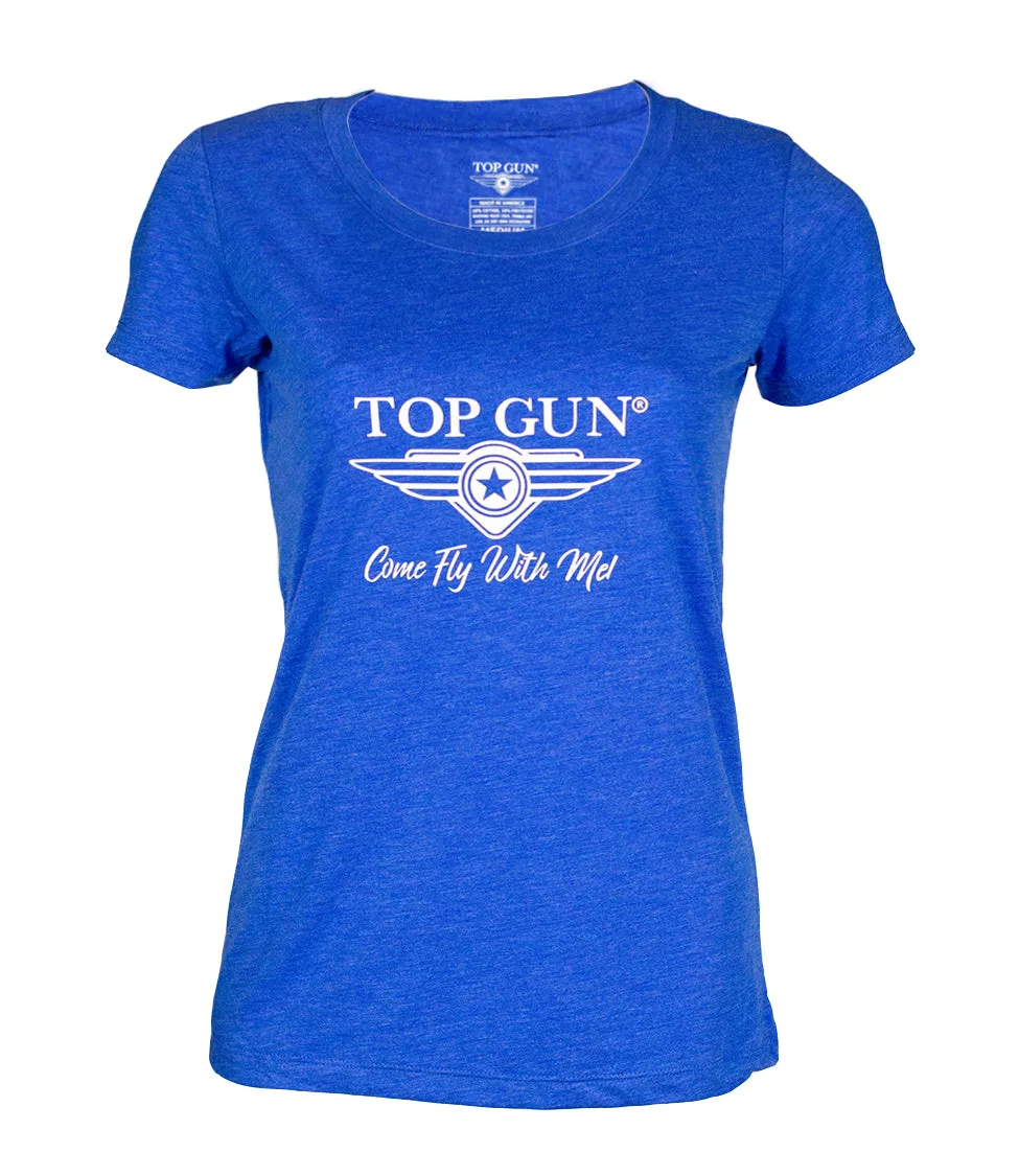 TOP GUN® "COME FLY WITH ME" 3D LOGO TEE