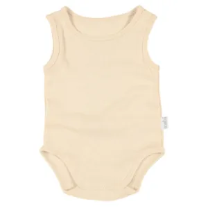 Toshi Organic Onesie Singlet - Almond