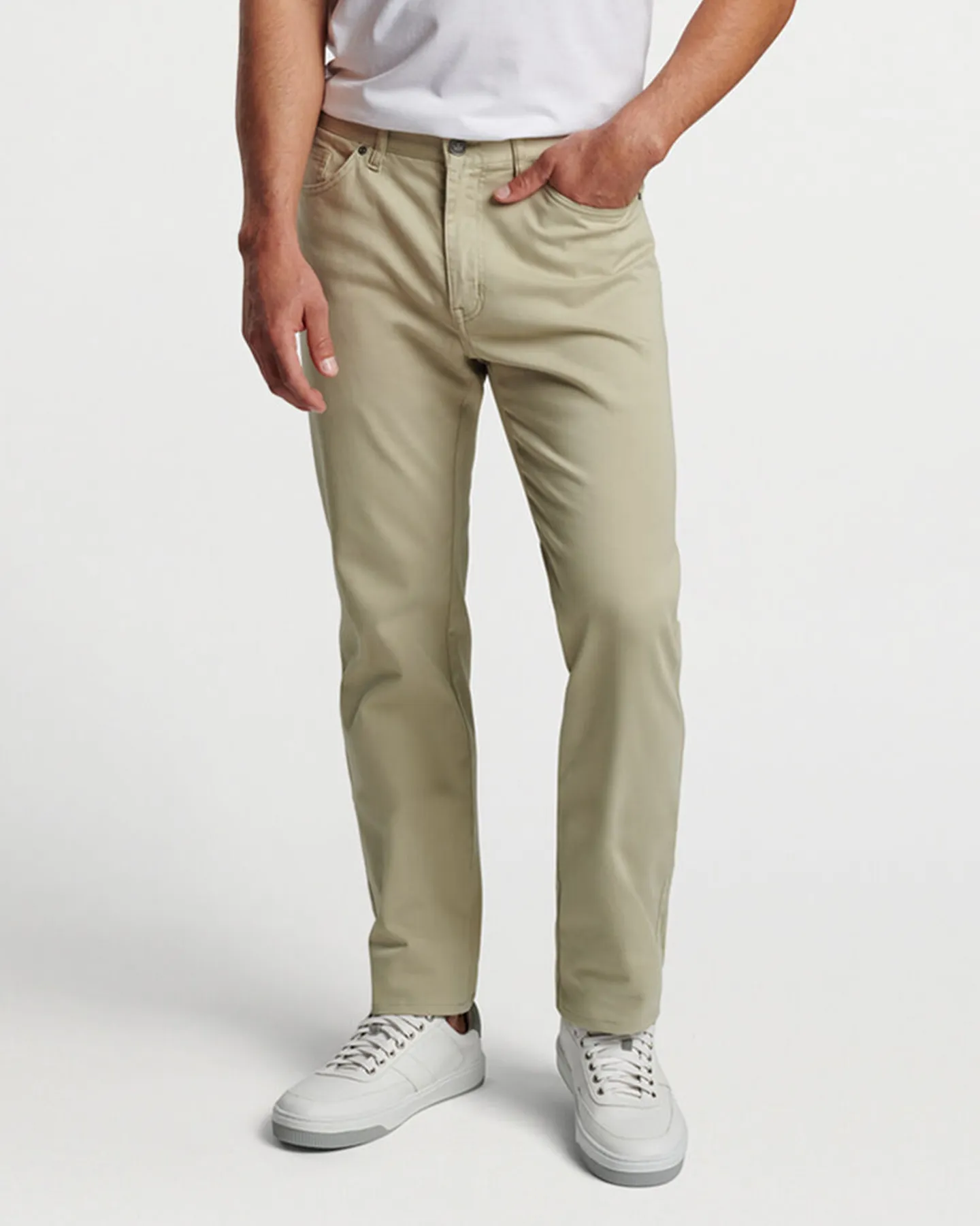 ULTIMATE SATEEN FIVE POCKET PANT - TEA LEAF