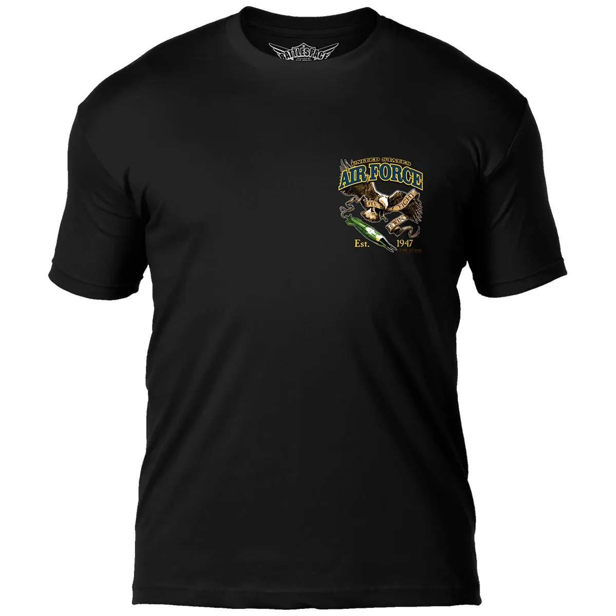 US Air Force 'Fighting Eagle' 7.62 Design Battlespace Men's T-Shirt