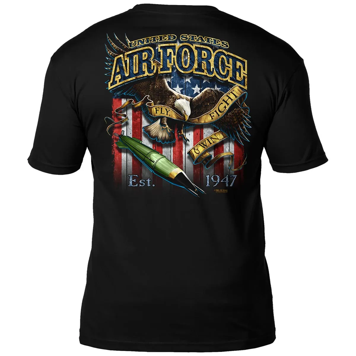 US Air Force 'Fighting Eagle' 7.62 Design Battlespace Men's T-Shirt