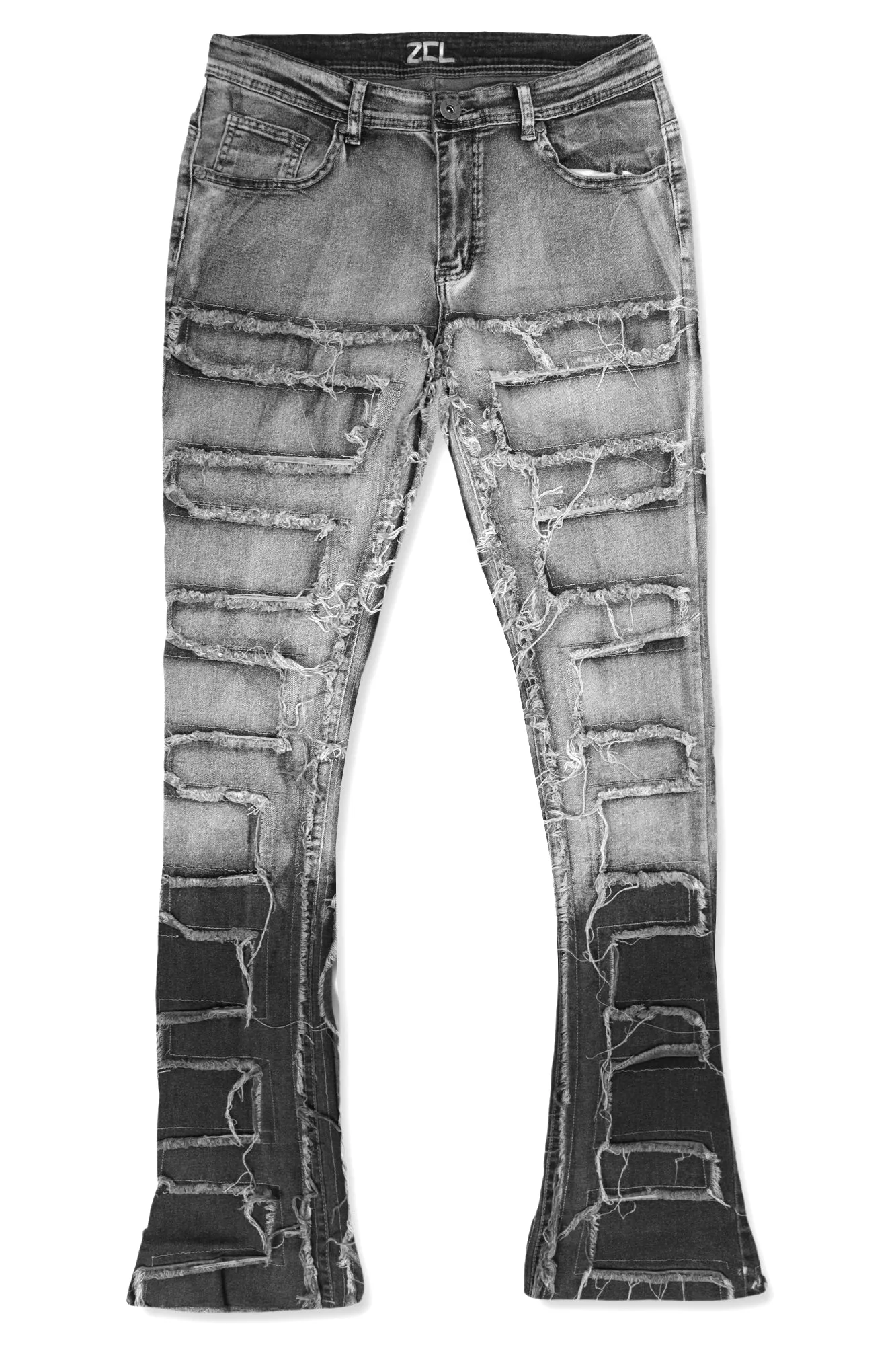 Viper Stacked Denim (Grey Wash)