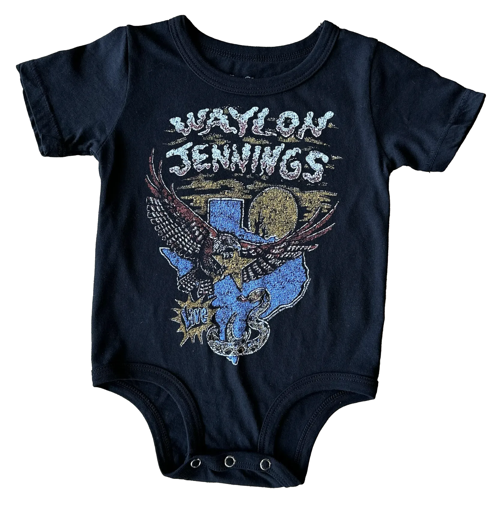 Waylon Jennings Organic Onesie