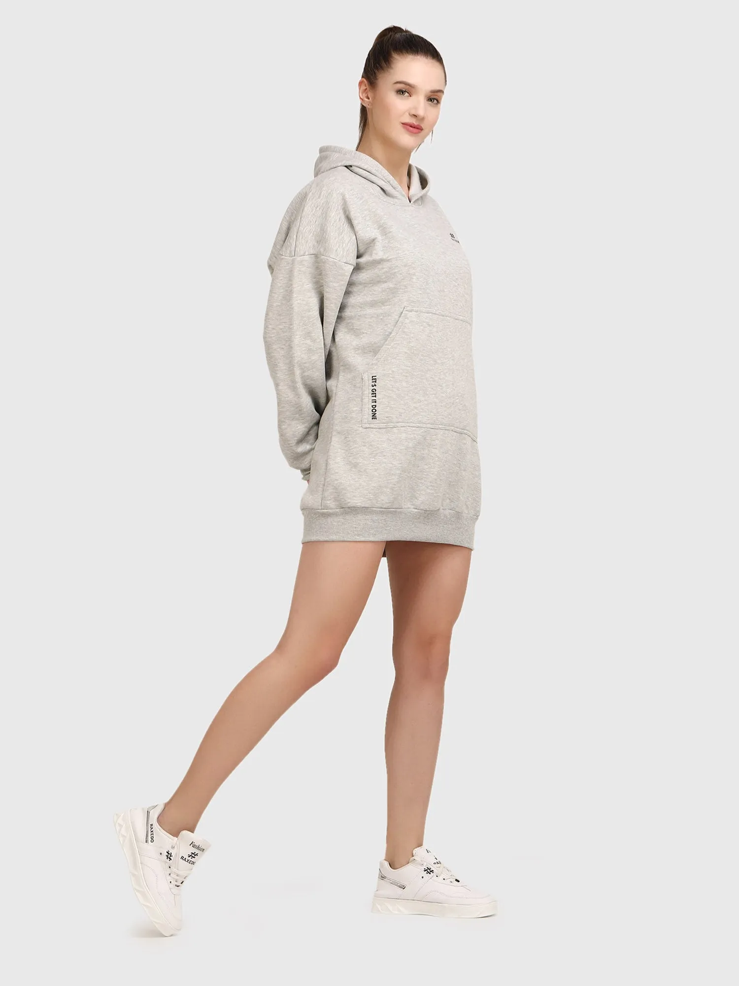 Women's Hooded Sweatshirt Dress