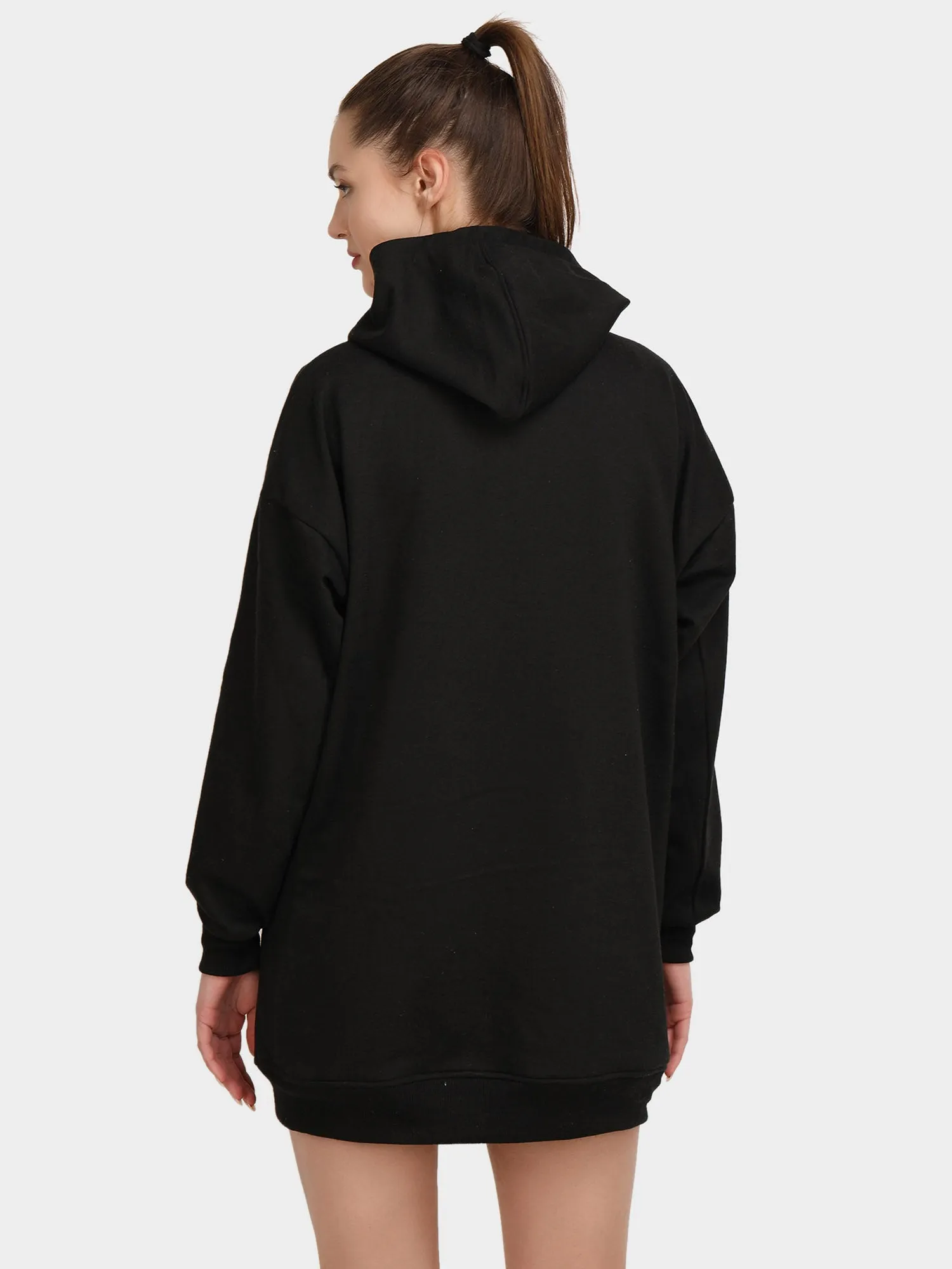 Women's Hooded Sweatshirt Dress