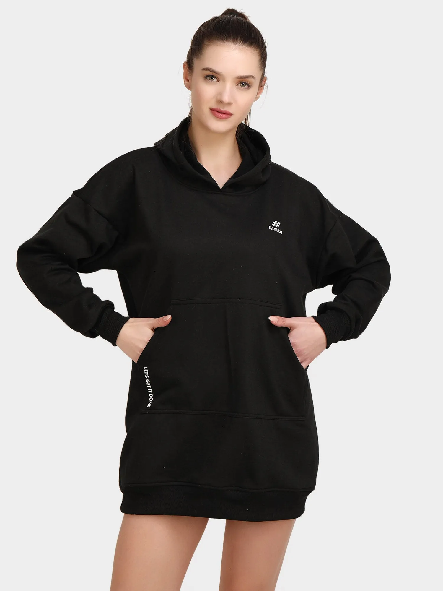 Women's Hooded Sweatshirt Dress