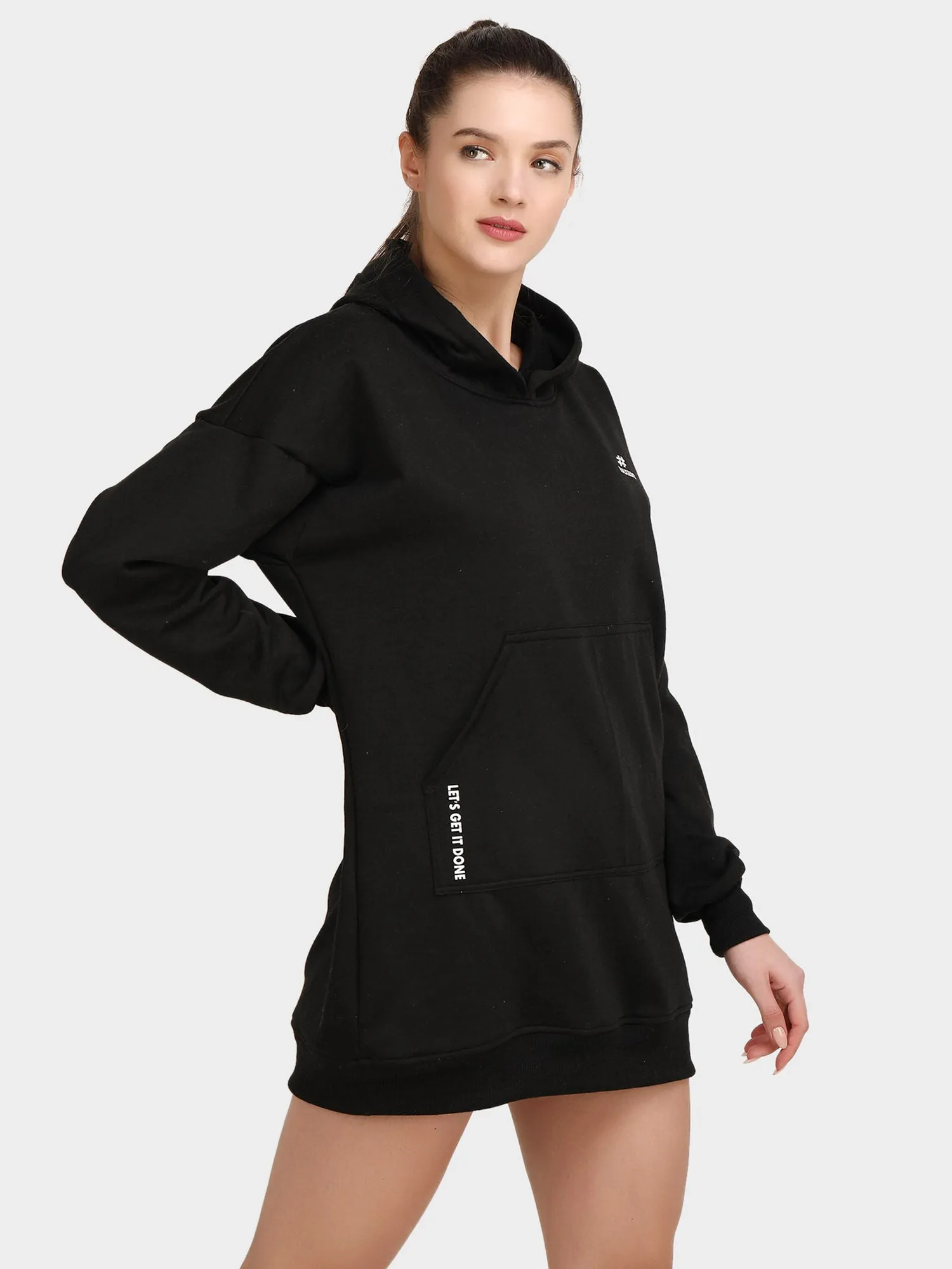 Women's Hooded Sweatshirt Dress