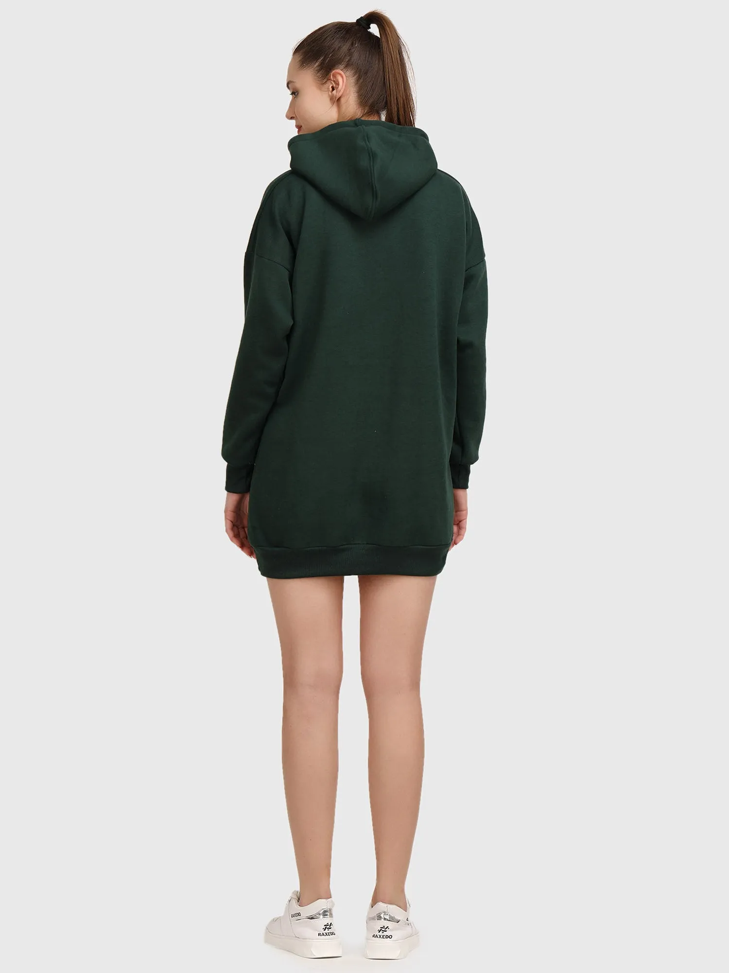 Women's Hooded Sweatshirt Dress