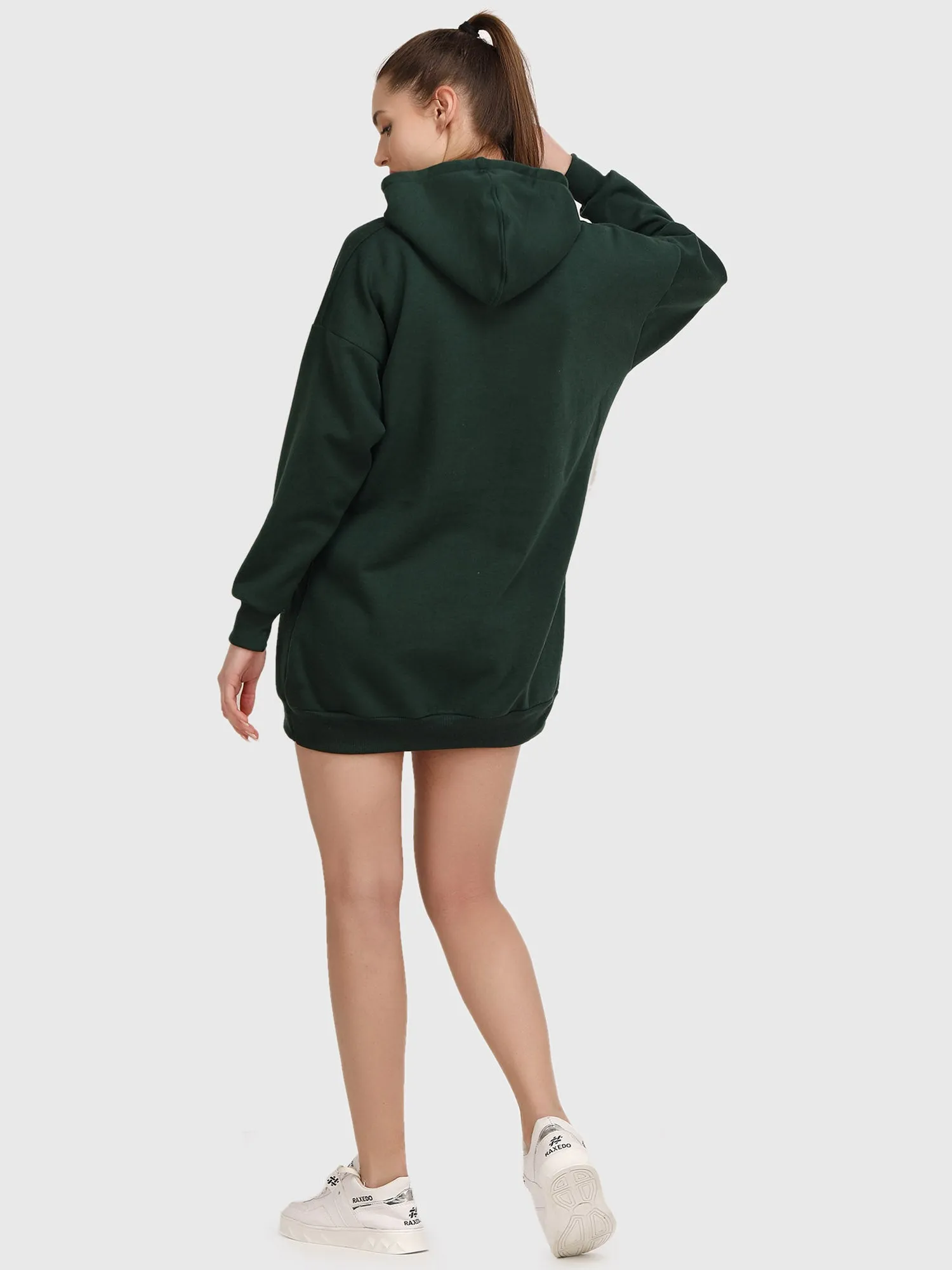 Women's Hooded Sweatshirt Dress